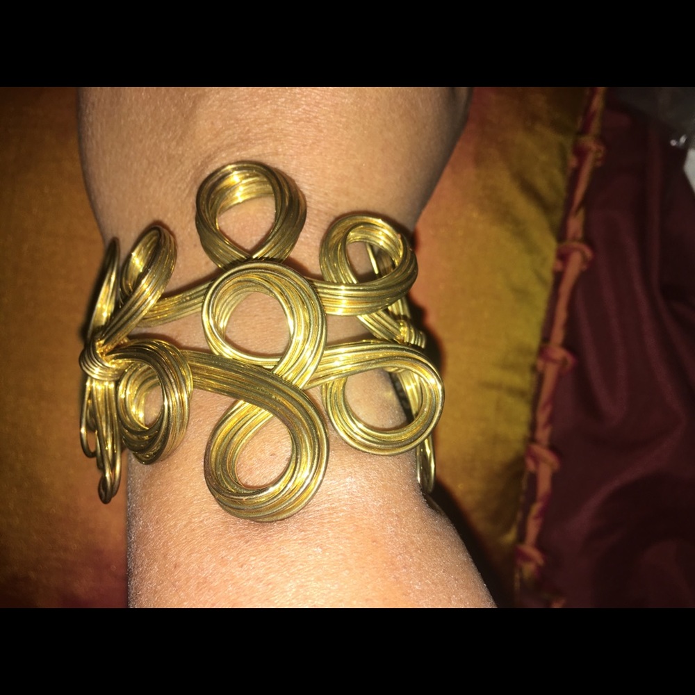***BUY 3 FOR $12***Brass thread woven bracelet